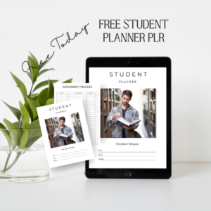 Student Planner, Canva,Template Goals, Daily Tracker-